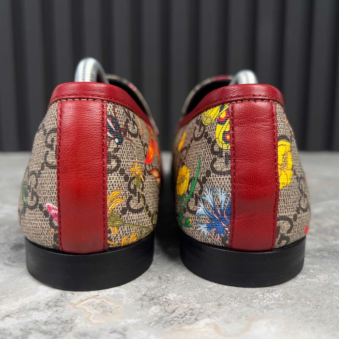 Gucci jordaan floral loafer supreme жіночі лофери туфлі оригінал 38 EU