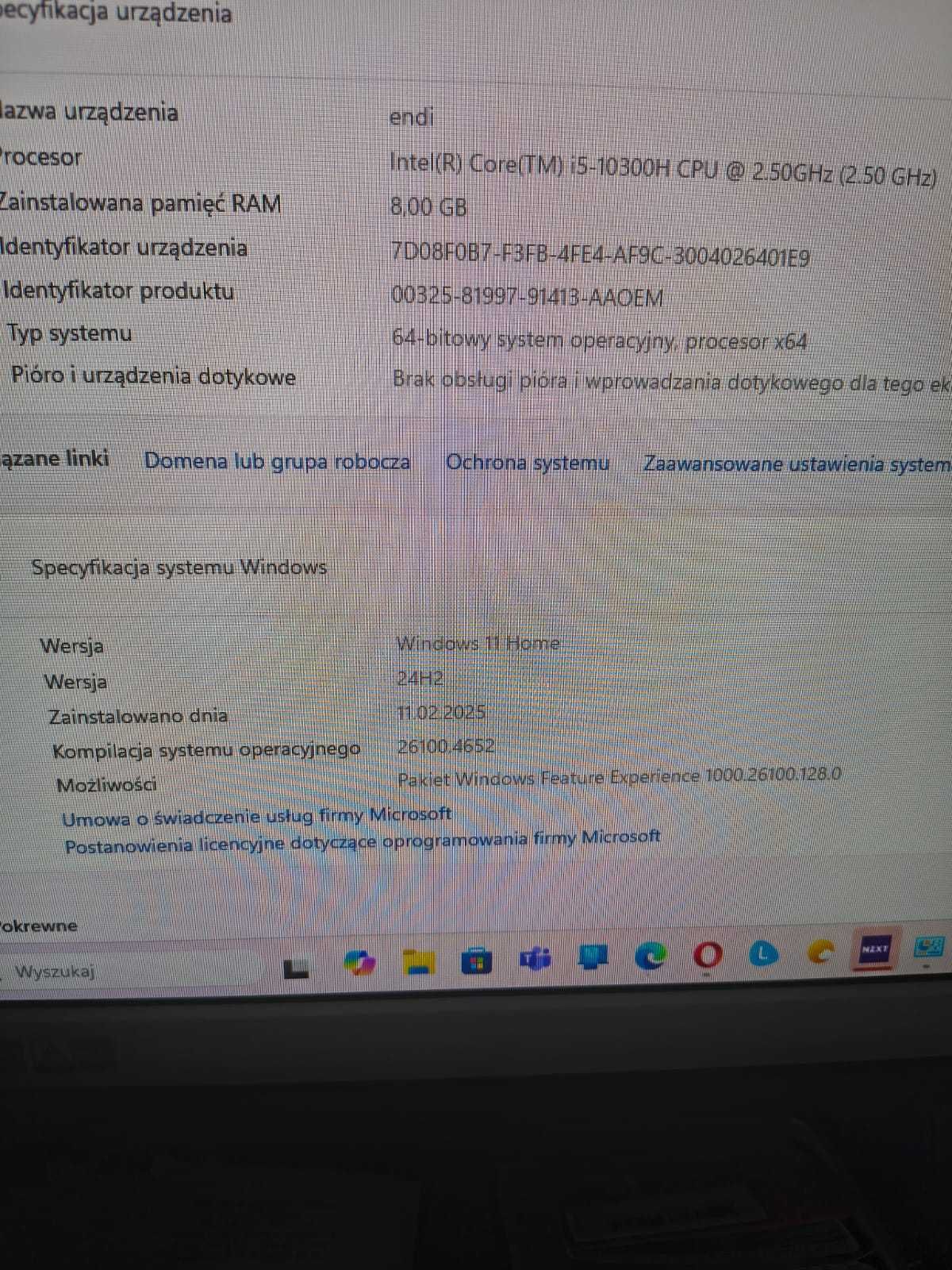 Laptop LENOVO Legion 5 15IMH05 15.6 lub zamiana na stacjonarny