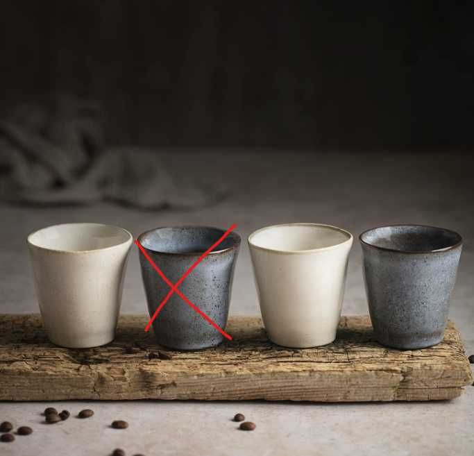 Origeens Zestaw filiżanek do espresso- 3szt.