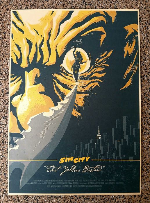 Poster - Sin City: That Yellow Bastard (papel kraft, formato A3)