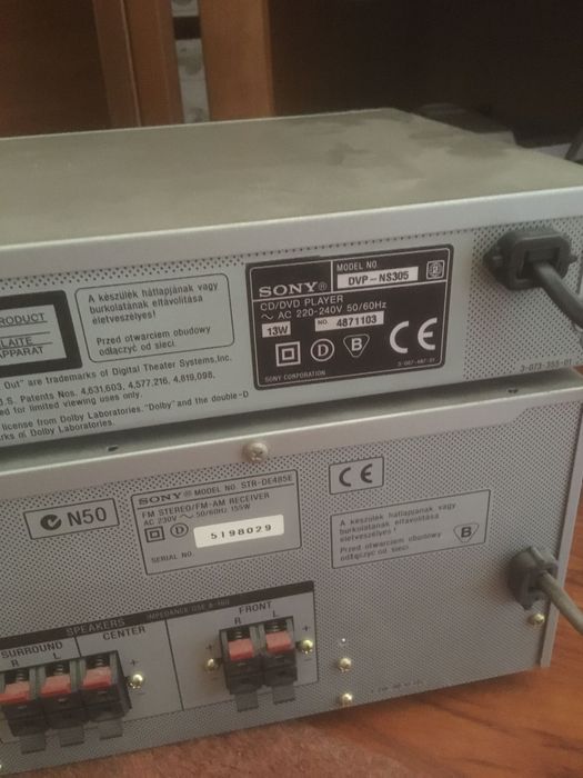 Amplituner odtwarzacz CD SONY