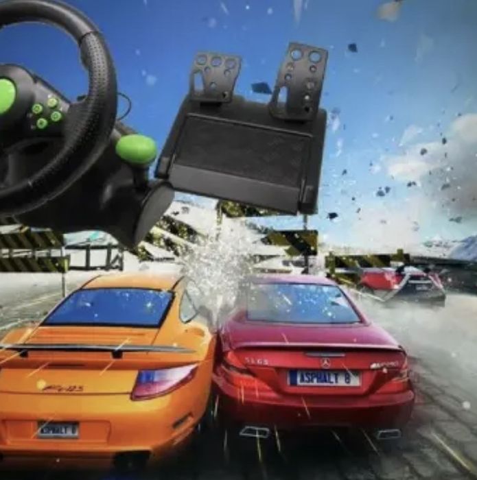 игровой руль з педалями ігровий руль