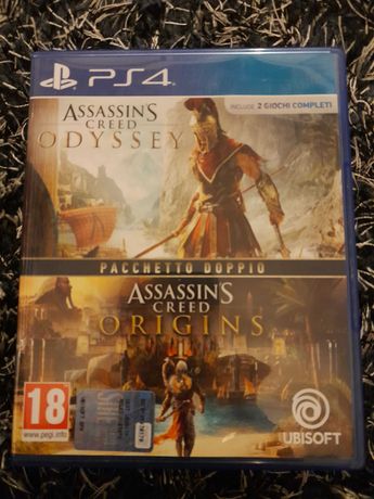 Gry na konsole Ps4 Assassins Creed Origins i Assassins Creed Odyssey