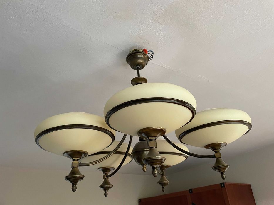 Lampa sufitowa 5-cio ramienna