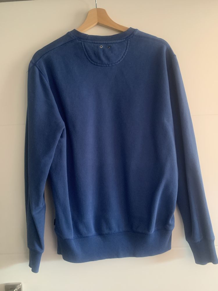 Bluza/sweter Converse bez kaptura - niebieski kolor, rozmiar L