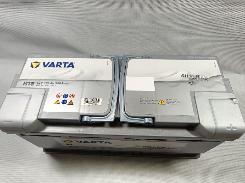 NOWY! Akumulator Rozruchowy 12V 105Ah 950A Varta Silver Dynamic AGM