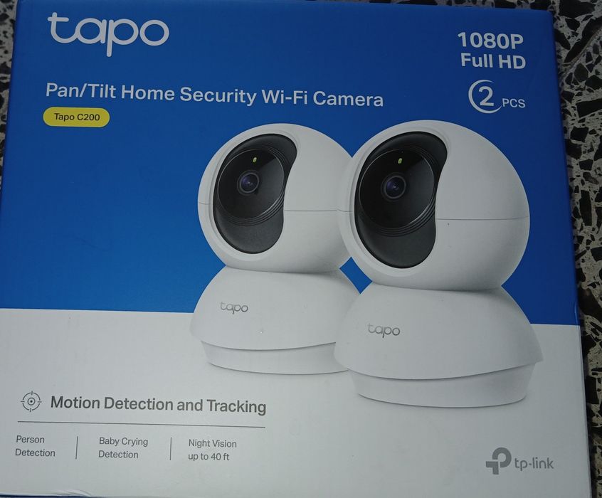 Duas câmaras WiFi Tapo C200