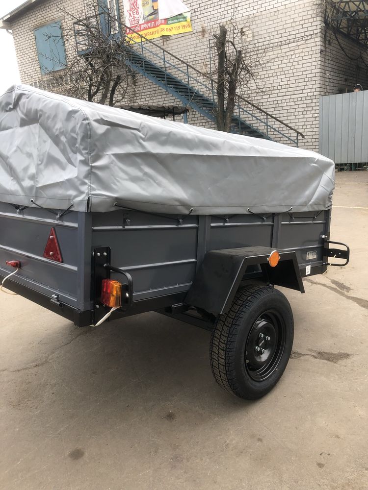 Причіп графітового кольору.  2м на 1.3м. заводська ціна. Прицеп Причіп