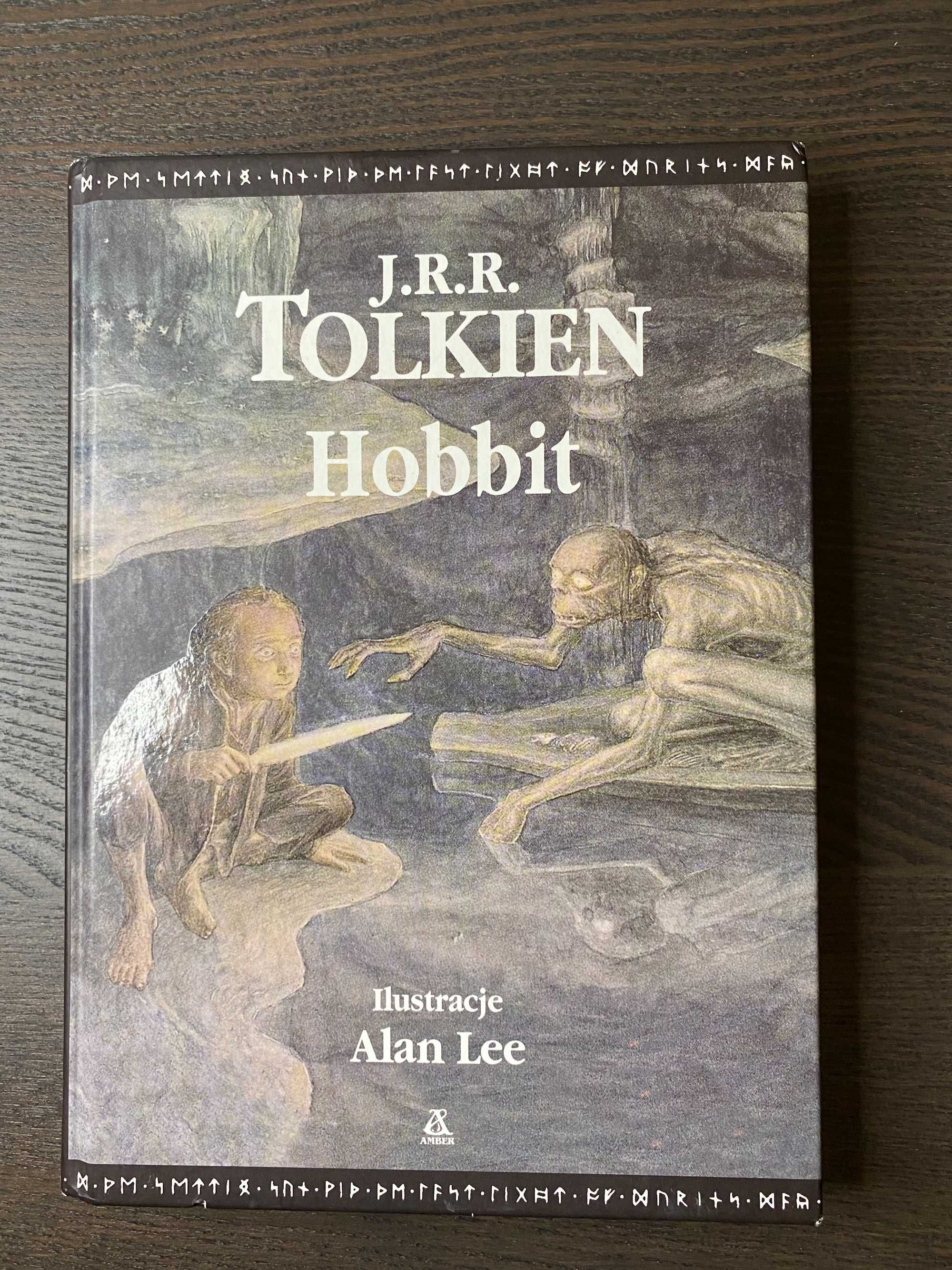 Tolkien Hobbit albo tam i z powrotem ilustracje Alan Lee