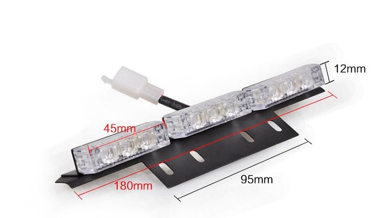 АКЦИЯ! Стробоскоп мигалка для авто спец сигналы 12 планок дхо