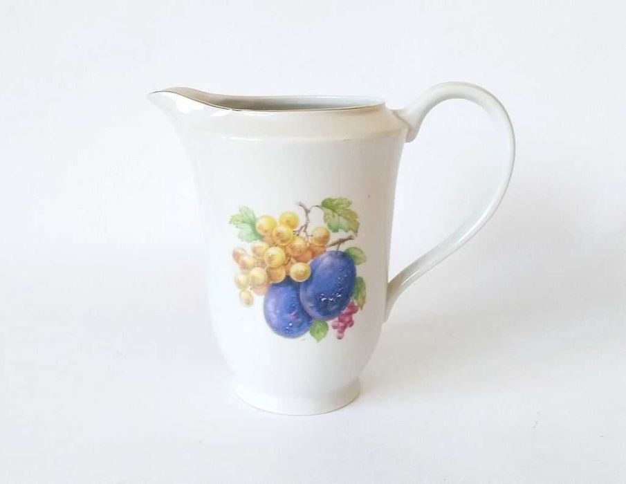 Dzbanek porcelanowy do kompotu lub wody Owoce Czechosłowacja