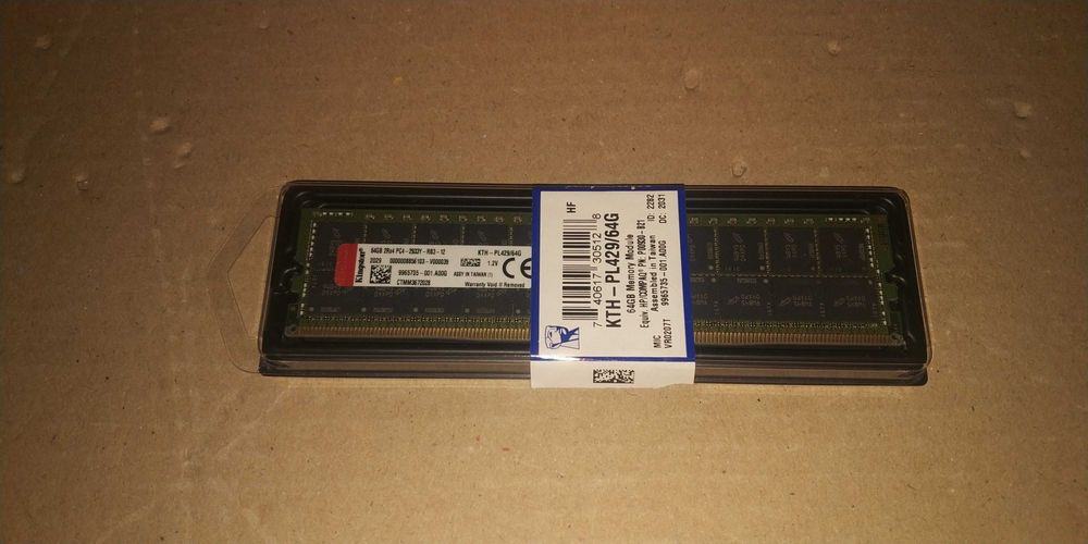 Серверная память | 64GB | DDR4 | 2933 | KINGSTON | ECC REG 1.2V | 2RX4
