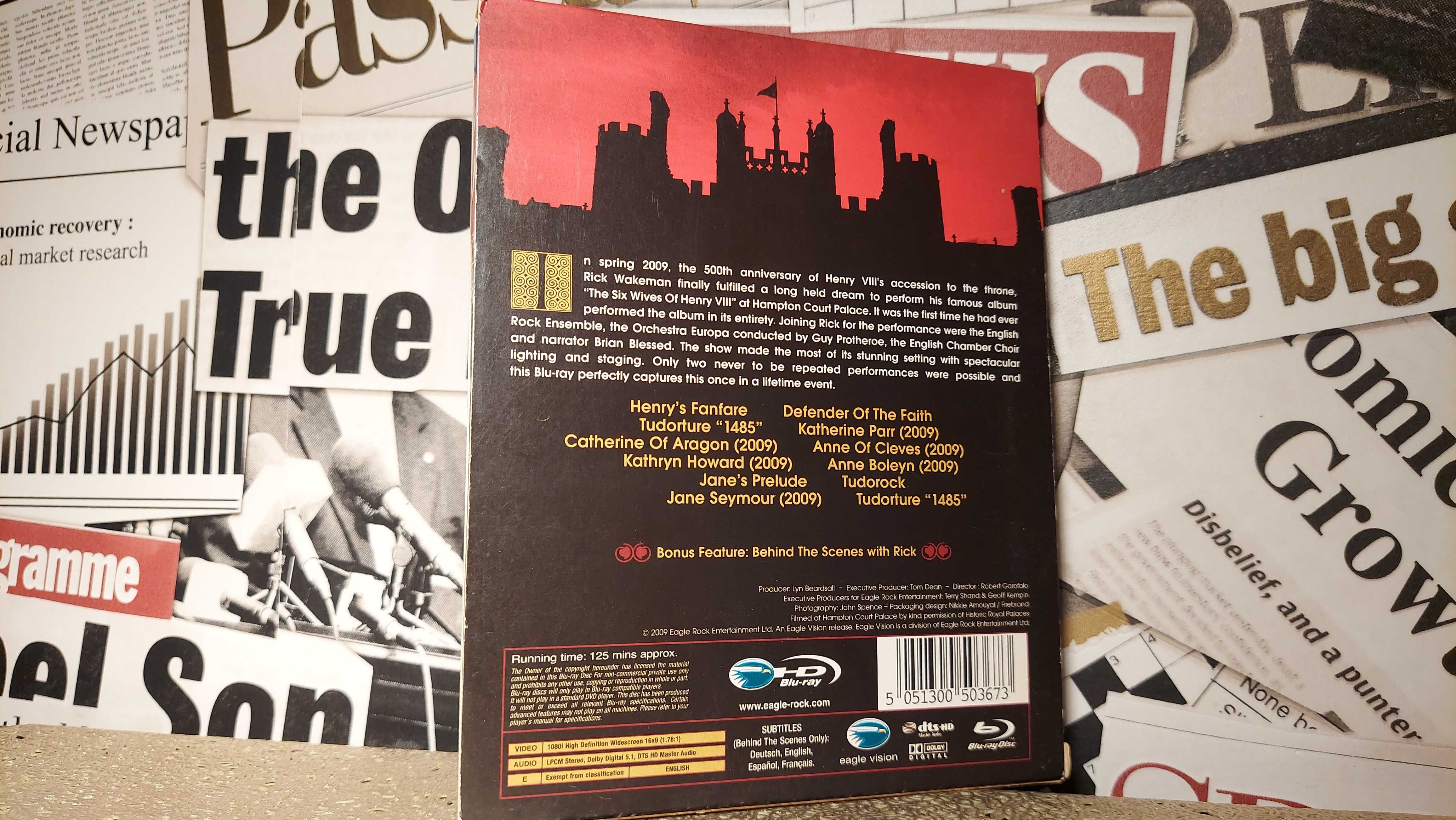 Rick Wakeman - The Six Wives Of Henry VIII Live Koncert na Blu-ray