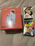 instax mini 12 set kamera photo card fujifilm niebieski