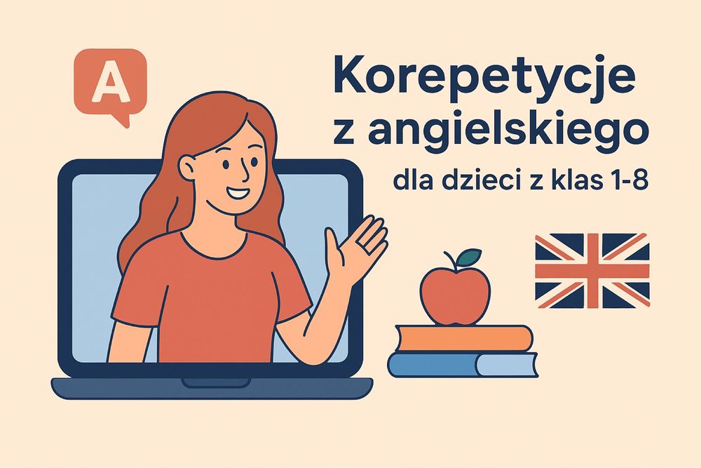 Korepetycje język angielski szkoła podstawowa klasy 1-8 online
