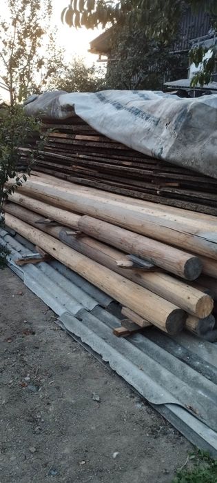 Кругляк сухий, струганий для альтанки, криниці