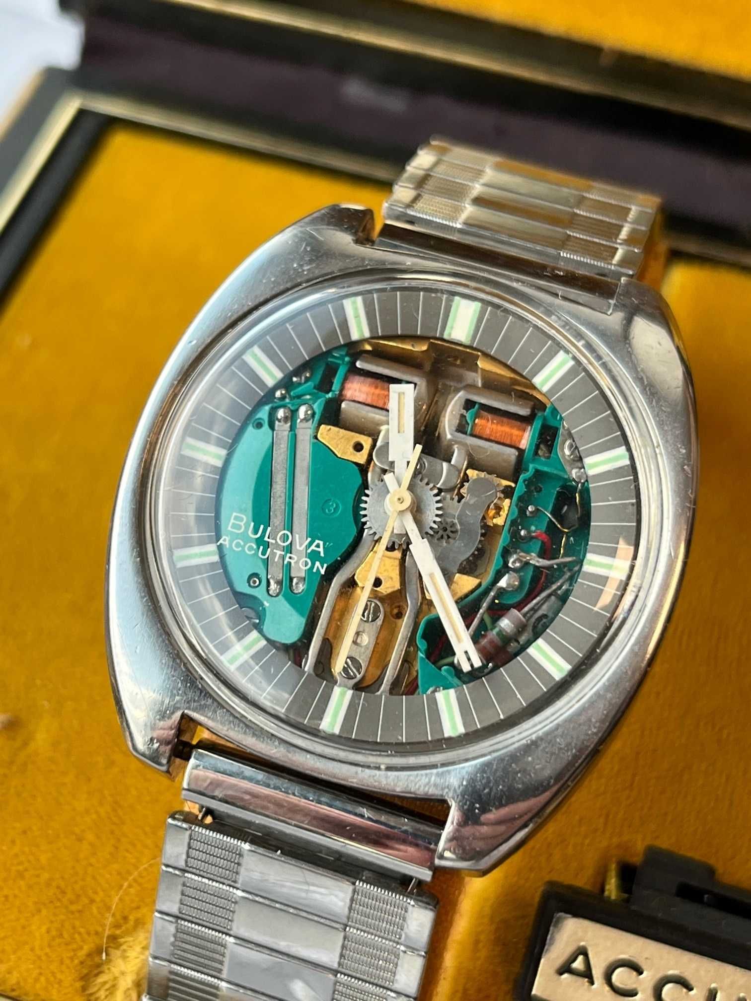 Zegarek Bulova Spaceview Accutron 770 T model 1969r Pudełko + serwis