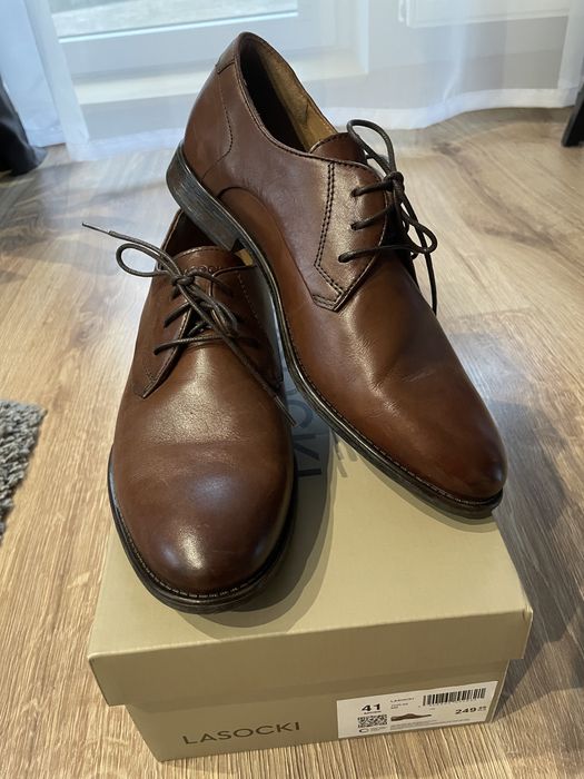 Buty wizytowe Lasocki skóra brąz 41