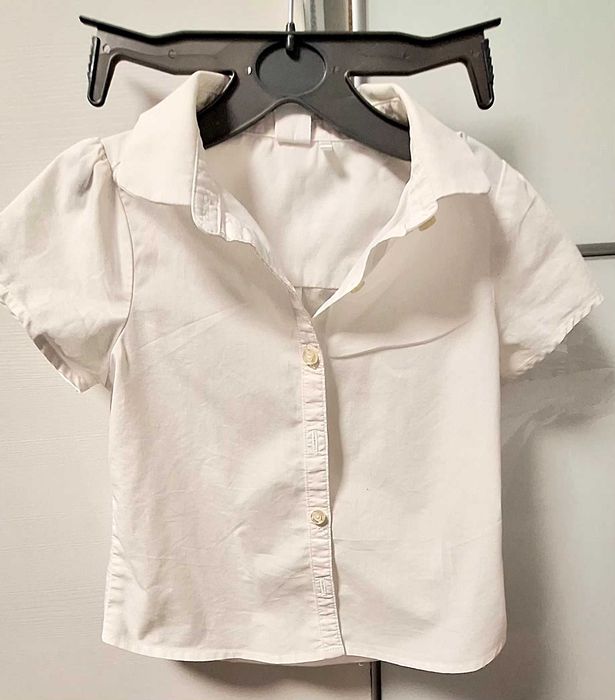 Biała koszula dla dziewczynki cool club rozmiar 98