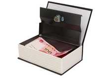 Металевий сейф міні книга скринька для грошей 18х11 , 5х5 , 6 см