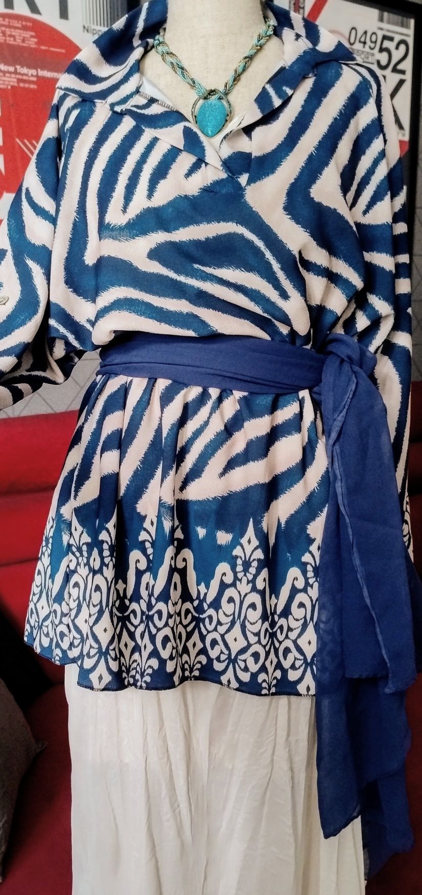 Tunika,bluzka plus size 48/50, wiskoza,