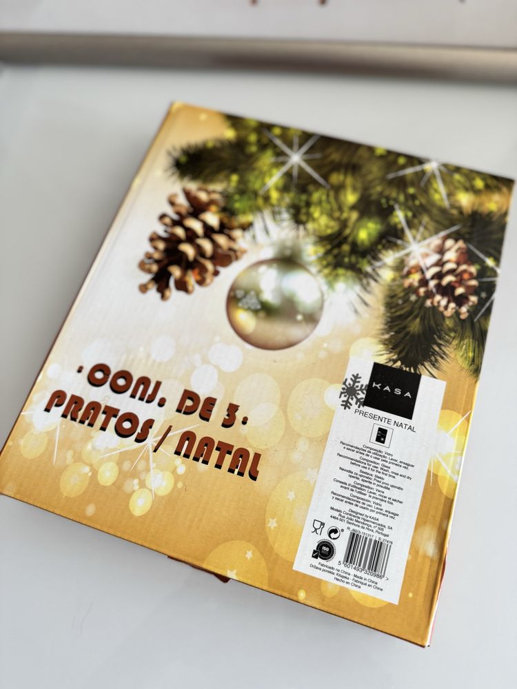 Conjunto Pratos Natal - KASA