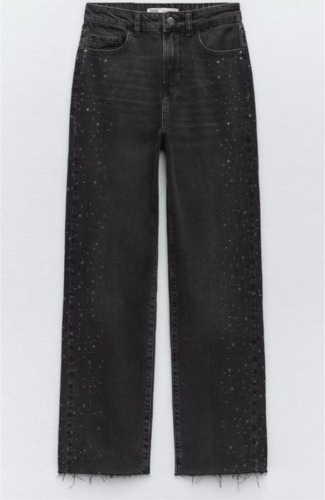 Джинси зі стразами zara
