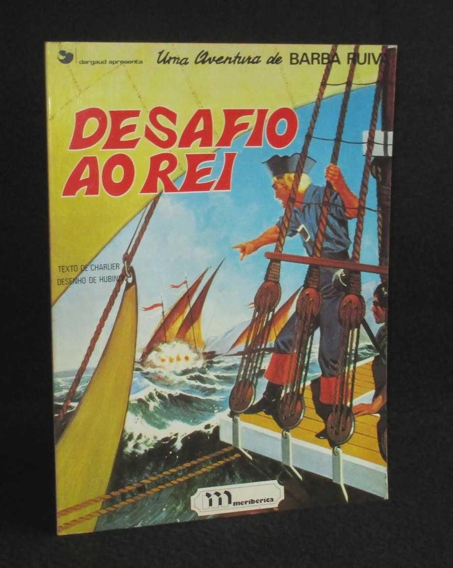 Livro BD Desafio ao Rei Uma Aventura de Barba Ruiva
