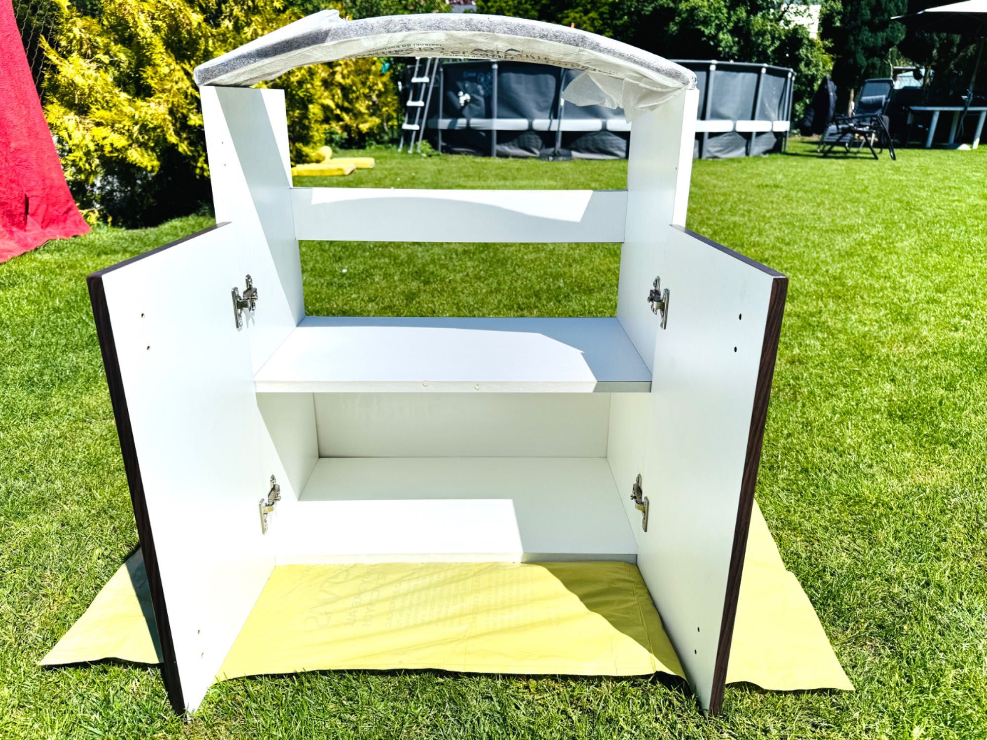 Nowa szafka podumywalkowa firmy Cersanit Edera 60 cm brąz biel
