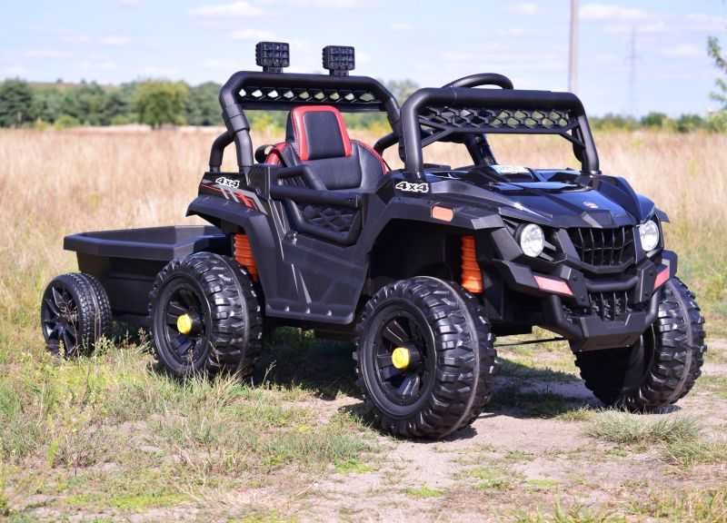 Super auto Buggy dla dziecka z odpinaną Przyczepką -radio Fm