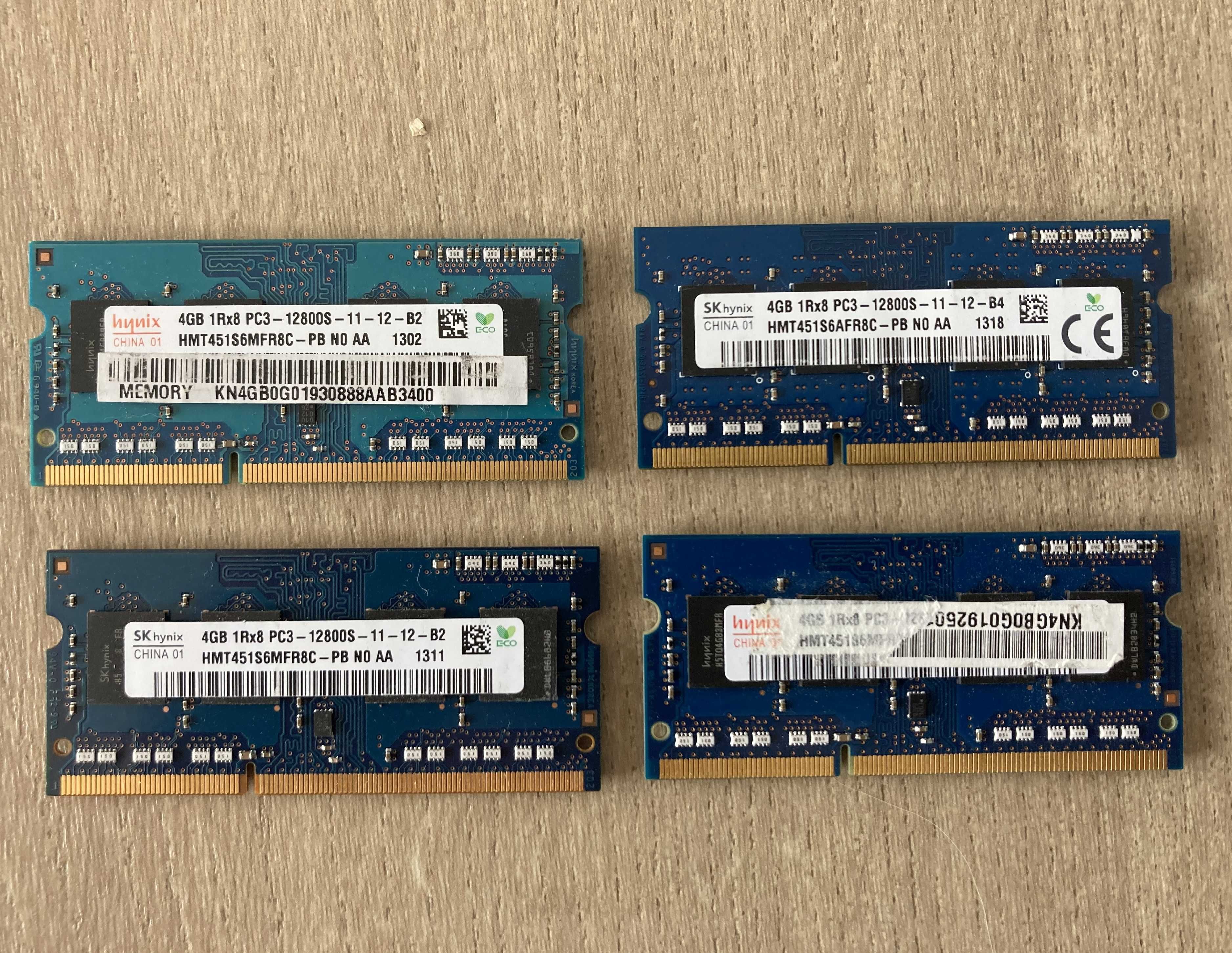 Hynix pamięć ram DDR3 4GB 1RX8 PC3-12800S 1600 MHz