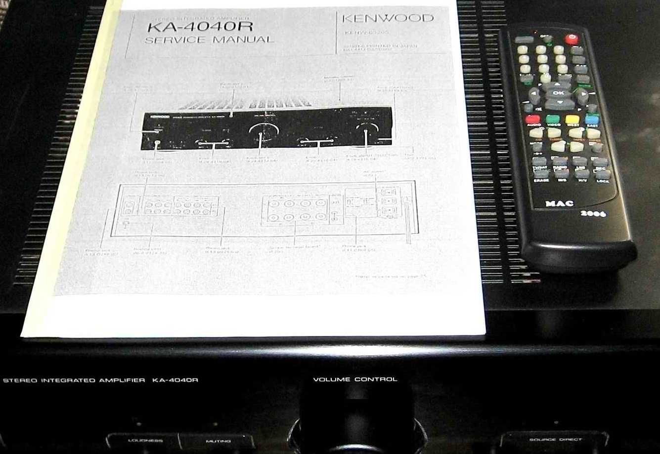 Усилитель KENWOOD  KA-4040R 2x120 Wt (Япония)