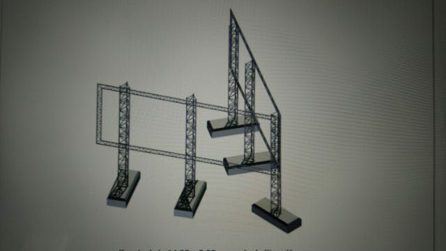 sprzedam konstrukcje reklamową modułową