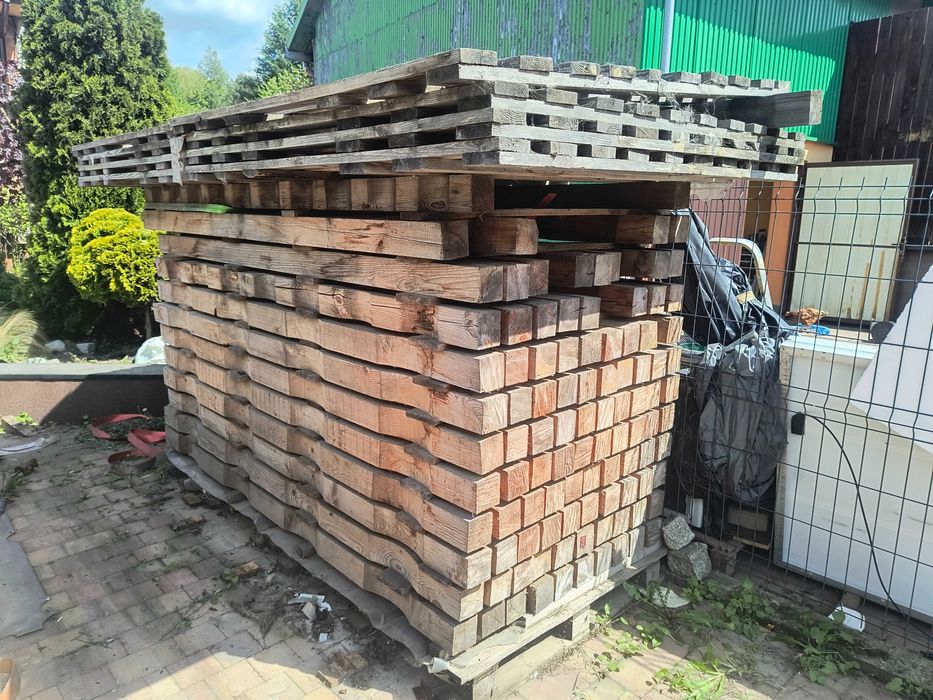 ROD altanka drewno wiata ogrodzenie kantówkI  palety