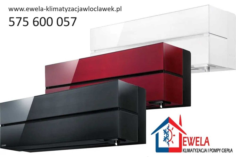 Klimatyzacja Haier 3,5 Rotenso Kaisai Daikin AUX LG do ogrzewania -25C