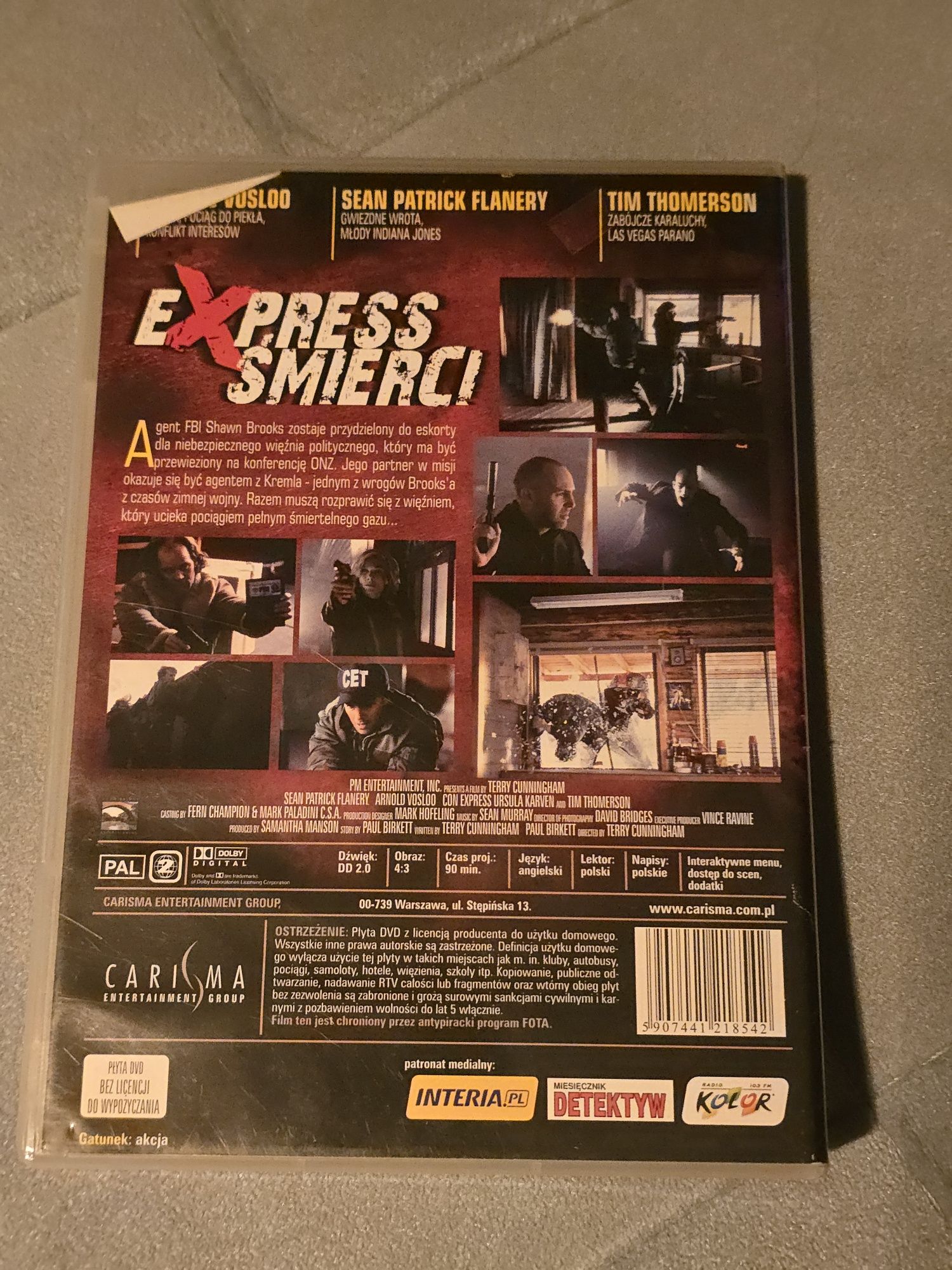 DVD film Express Śmierci klasyczne kino Akcji polska wersja lektor