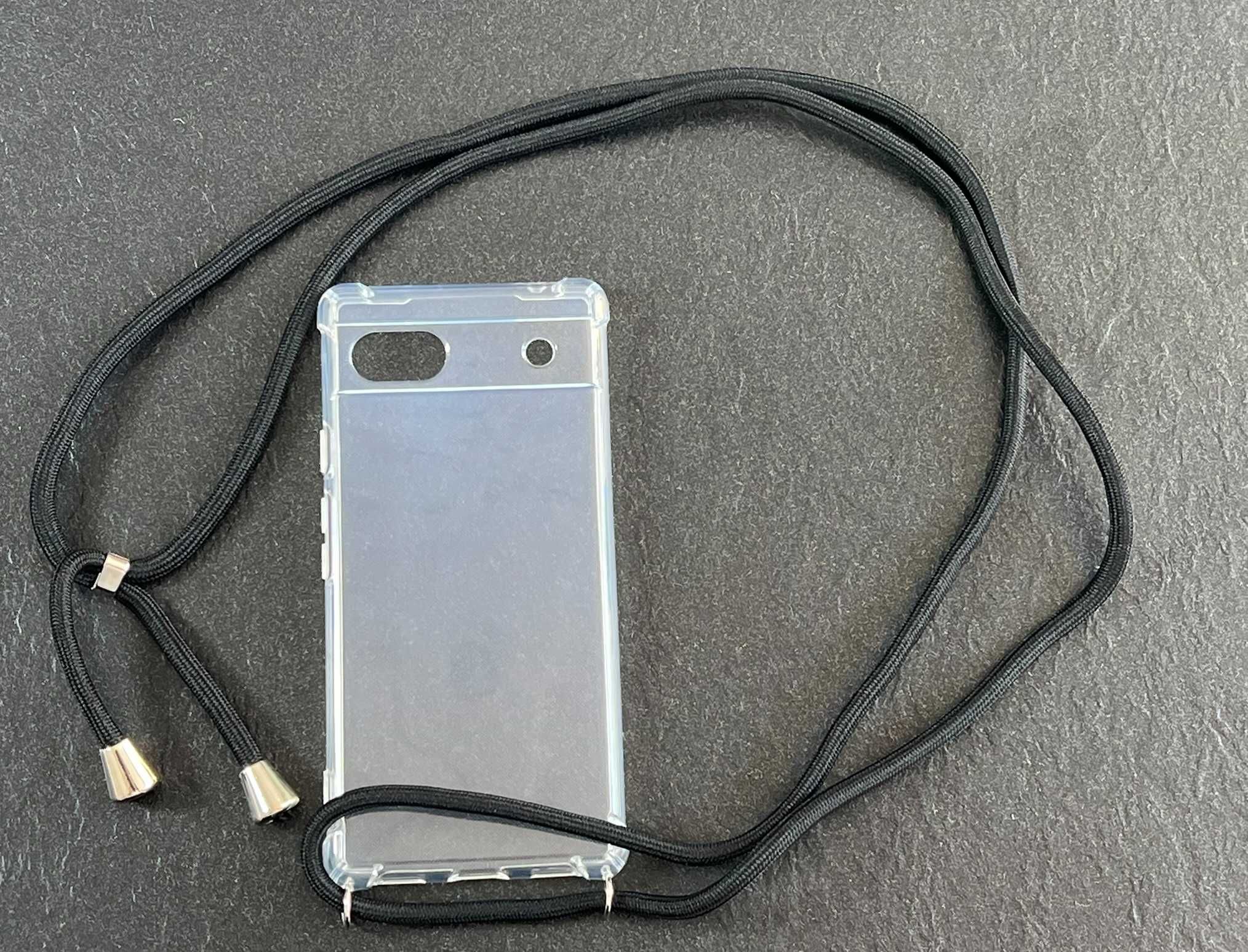 Etui dla Google Pixel 6A z łańcuszkiem przezroczyste