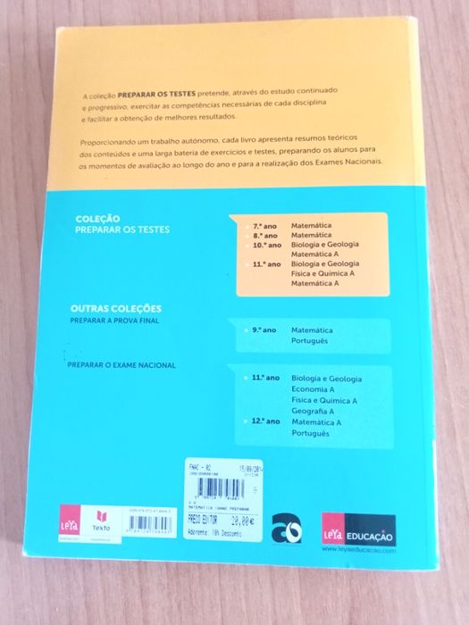 Preparar os Testes Matemática 10.º Ano