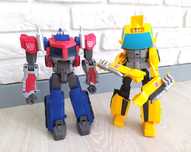Transformers 2 szt samochód robot zabawka dla chłopca