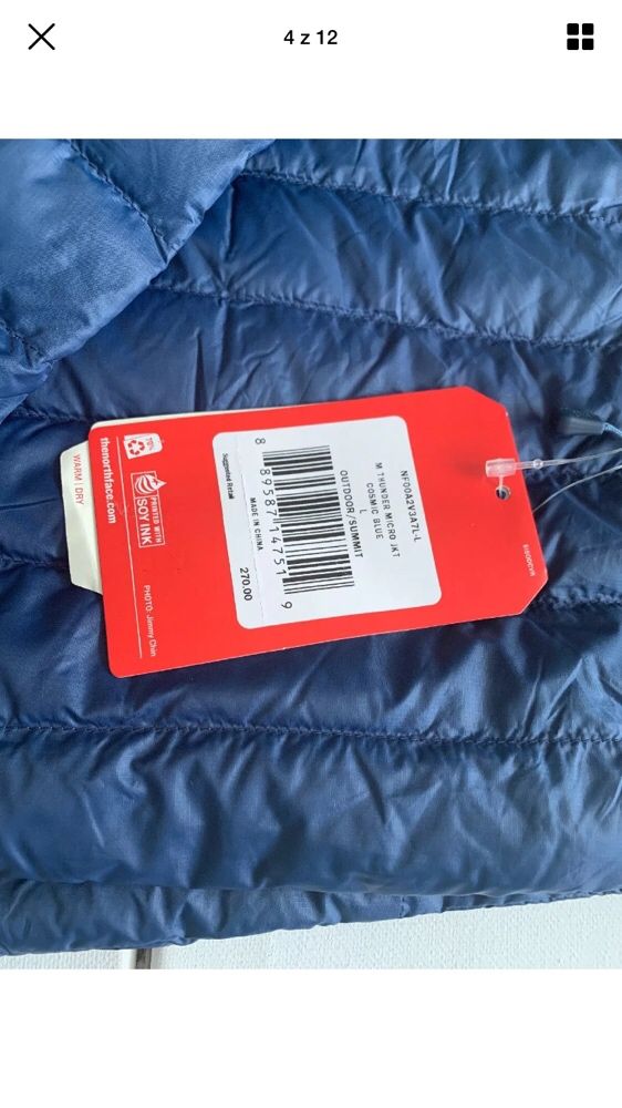 Kurtka The North Face Thunder Pro DOWN 800 Micro Jacket Cosmic Blue L