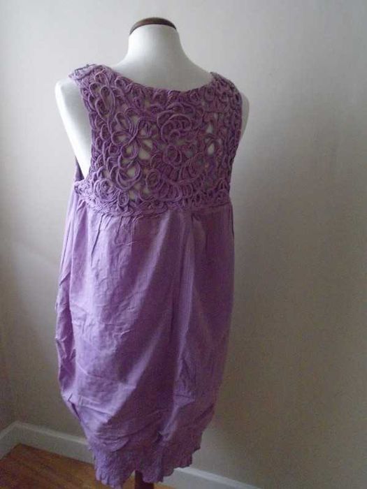 Vestido balão lilás clarinho