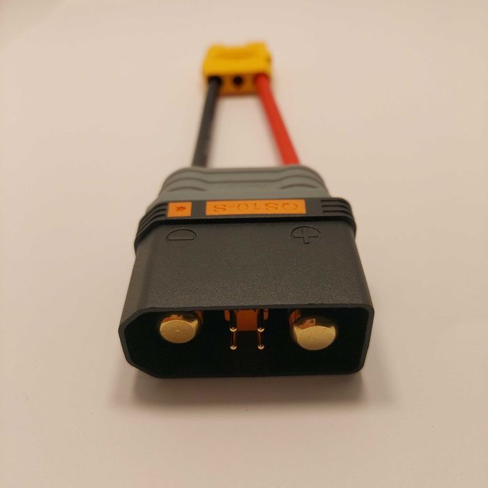 Переходник ХТ120 на QS10-Ѕ Адаптер LiPo аккумуляторов с кабелем 10AWG