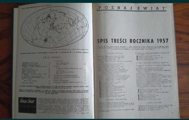 Poznaj Świat - Magazyn Geograficzny roczniki 1957 do 1966