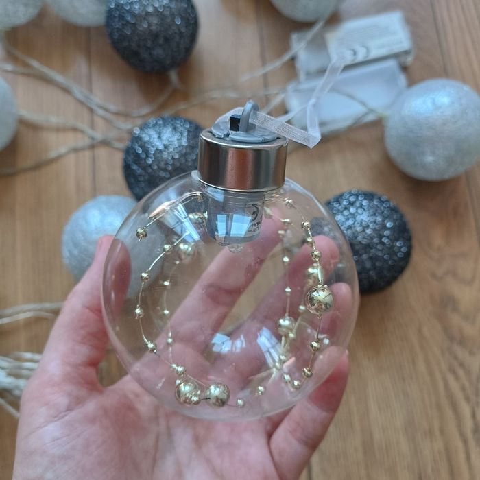Lampki dekoracyjne girlanda LED kule świetlne