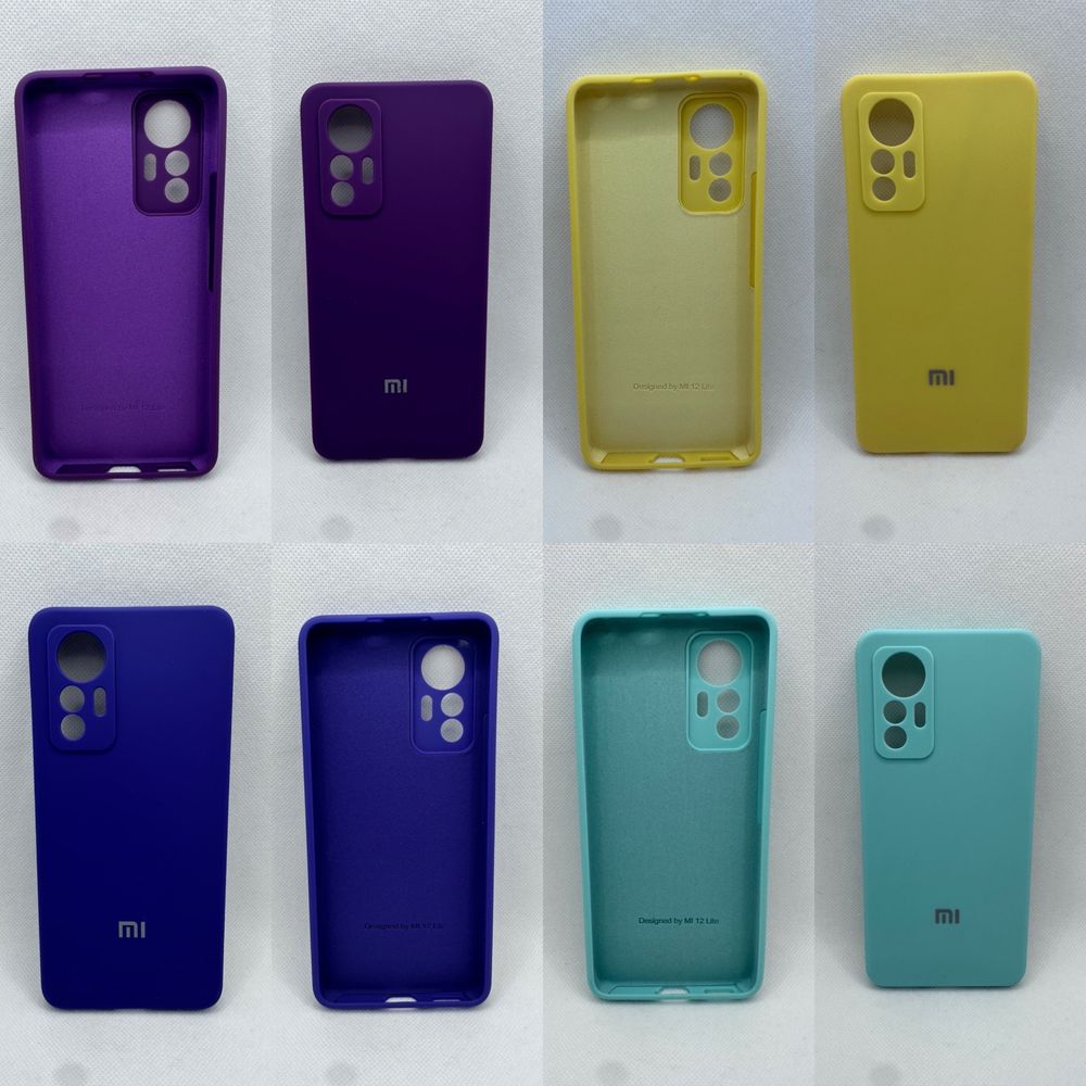 Брендовый чехол Silicone case на для xiaomi mi 12 lite ми 12 лайт