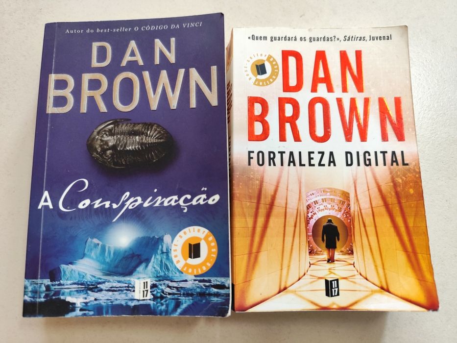 Lote de 2 Livros Dan Brown - A Conspiração / Fortaleza Digital