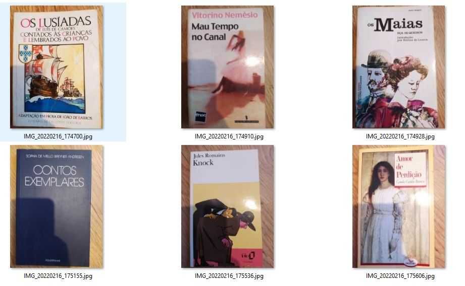 Vários livros - 4€ cada