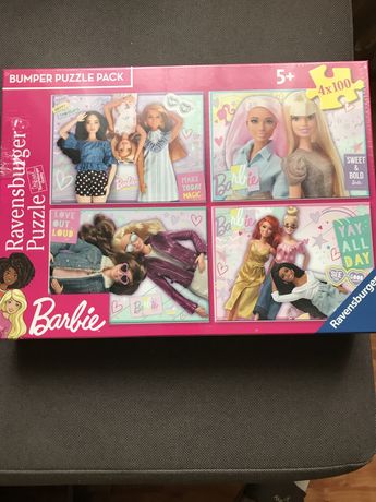 Великолепный ,красочный набор пазлов Barbie ;пр-во Чехия;фирмы Ravensb