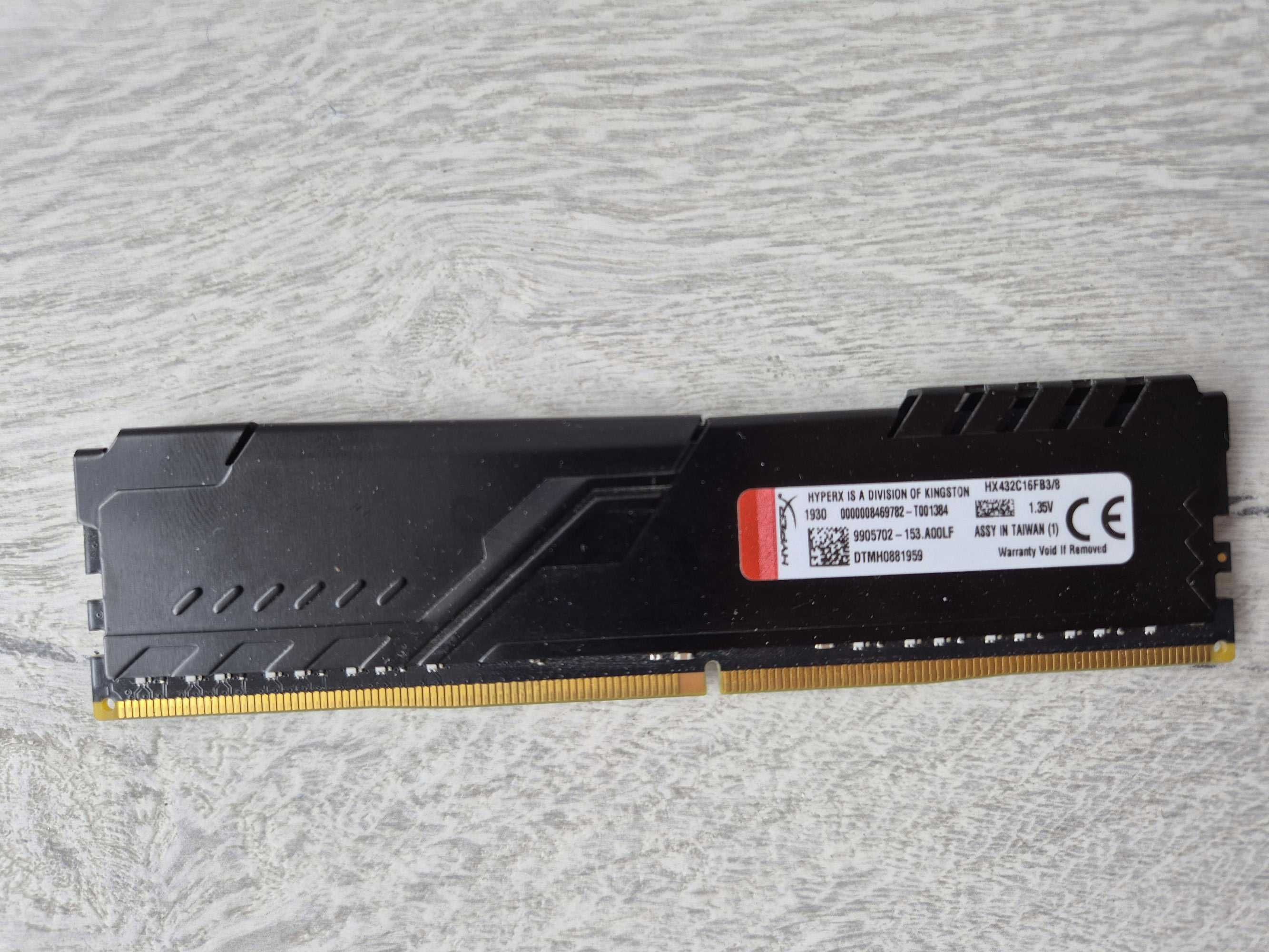 пам'ять DDR4 8GB планки 2666\3200MHz HyperX Fury. Trade--in