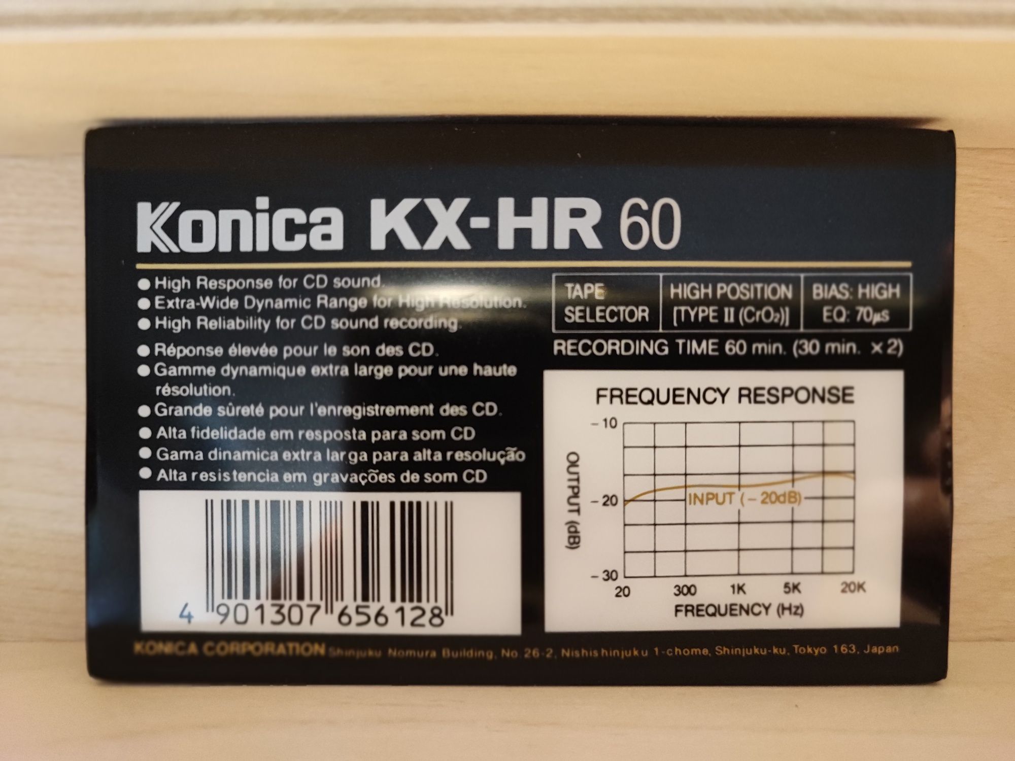 Cassette Konica KX-HR C60 ou C90